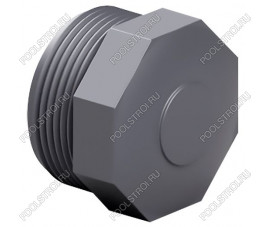 Заглушка ПВХ Effast RERTAE025C с наружной резьбой d3/4