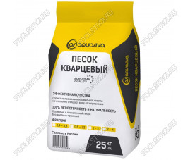 Песок кварцевый 25кг Aquaviva 0,5-0,8 мм К