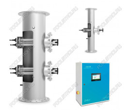 Ультрафиолетовая установка LIfetech TOP 207м3, DN300, 3kw, 18000h, Ручная очистка