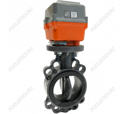 Дисковый поворотный затвор Aquaviva с электроприводом EPDM On-off d90 24VAC/DC