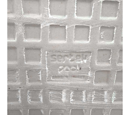 Плитка фарфоровая противоскользящая SertekPool 244х119 белая (ковентри) (УП.)